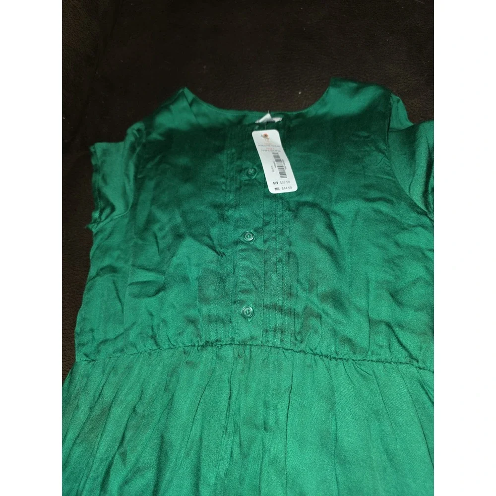 Gymboree so ready for school green back to school dress size 10 nwt